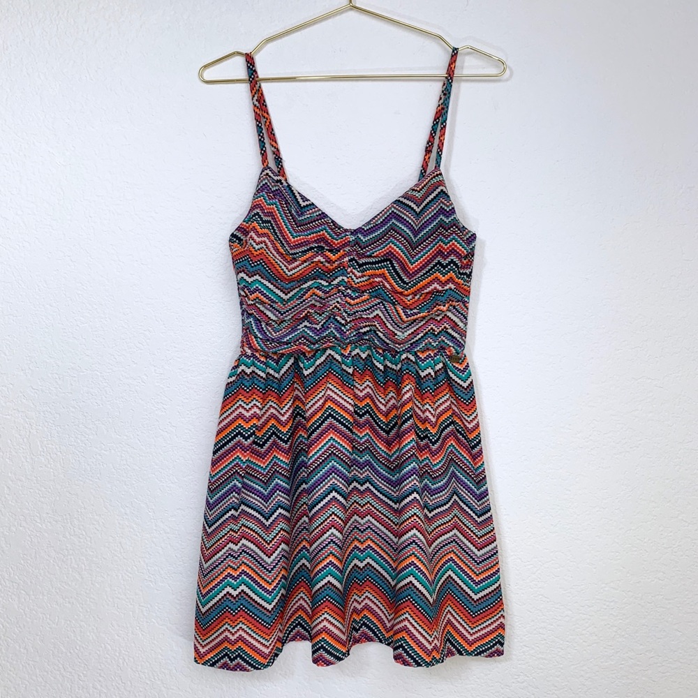 Roxy Geometric Pattern Sundress